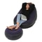 Portable Inflatable Sofa Chair Soft Flocked Inflatable Lounge Chair Foldable Lazy Air Sofa for Indoor Outdoor Relaxing