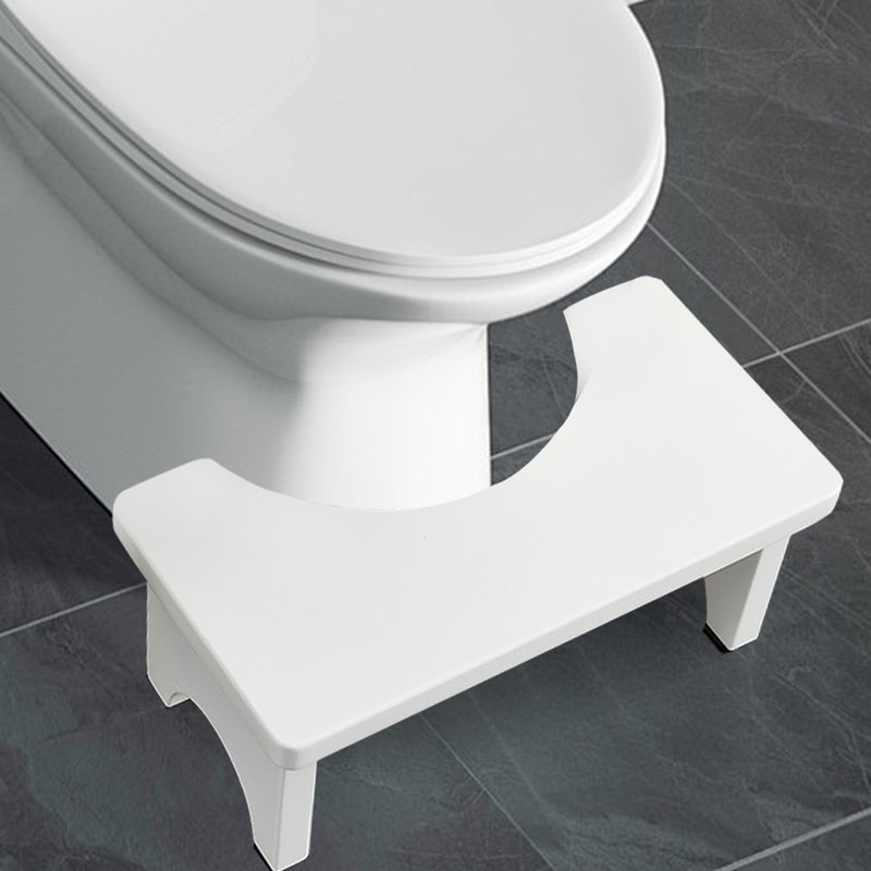 Portable Toilet Squat Stool For Adults Wide Stable Bathroom Potty Stool For Healthy Toilet Posture 1