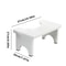 Portable Toilet Squat Stool For Adults Wide Stable Bathroom Potty Stool For Healthy Toilet Posture 8