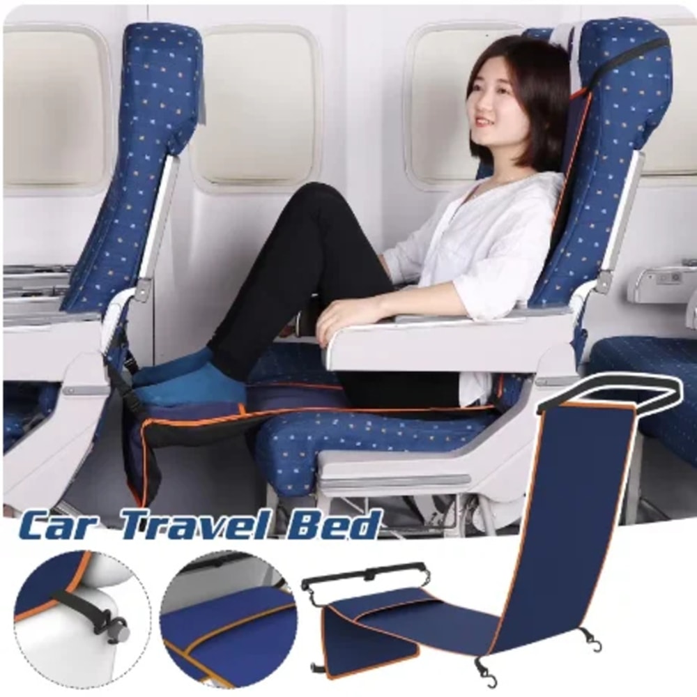 ComfortLift Airplane Footrest Hammock Portable Travel Footrest for Flights, Cars and Trains