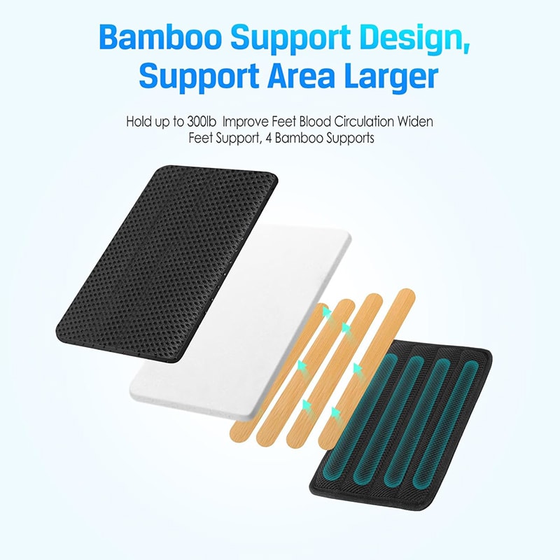 Airplane Foot Hammock Memory Foam Travel Foot Rest Adjustable Airline Leg Support