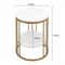 Side Table Round Coffee Table With Hidden Jewelry Storage Modern Nightstand Accent Table 4