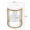 Side Table Round Coffee Table With Hidden Jewelry Storage Modern Nightstand Accent Table 4