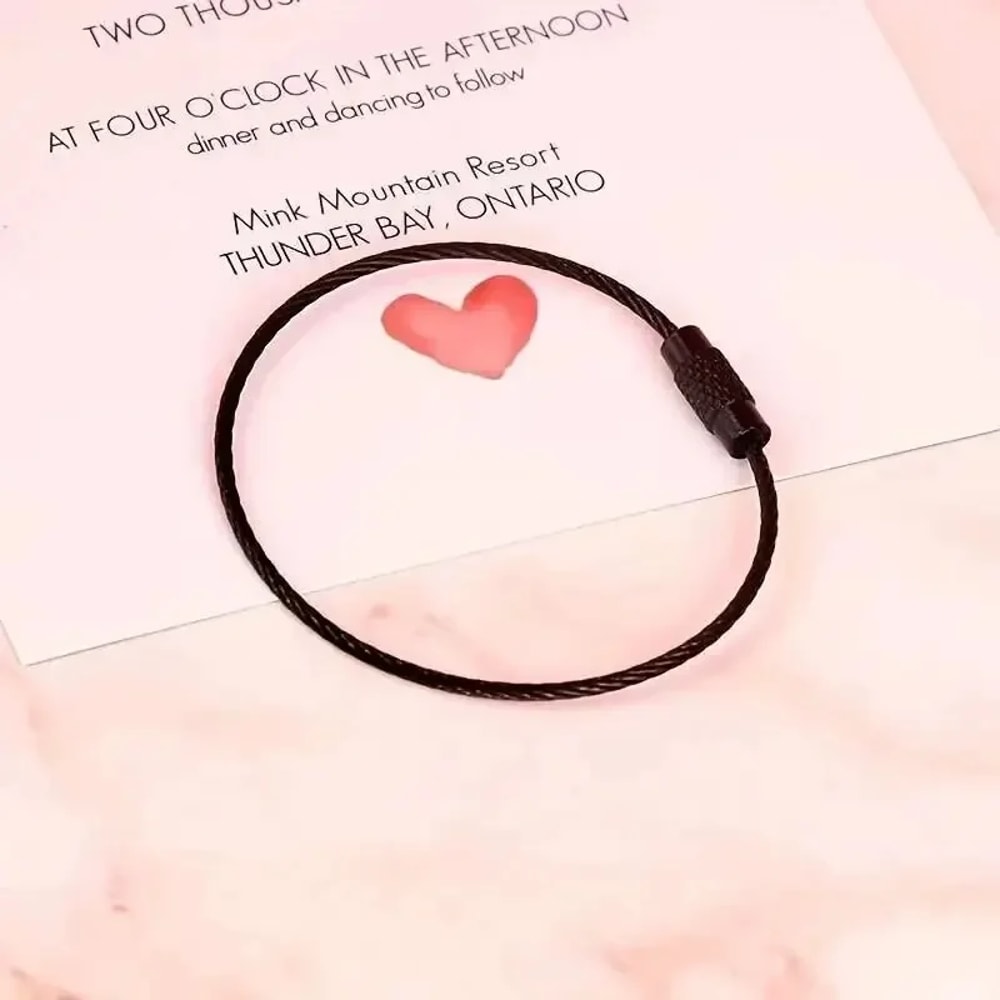 Colorful Stainless Steel Wire Luggage Tag Clips Durable & Easy to Install, Perfect for Travel and Everyday Use