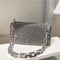Mini Glitter Bucket Bag With Chain Strap Womens Prom Crossbody Purse 0