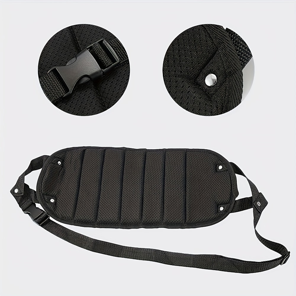 Adjustable Foot Hammock For Travel Office Comfortable Leg Support For Airplane Car And Desk Use 2