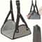 Adjustable Foot Hammock For Travel Office Comfortable Leg Support For Airplane Car And Desk Use 7