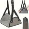 Adjustable Foot Hammock For Travel Office Comfortable Leg Support For Airplane Car And Desk Use 7
