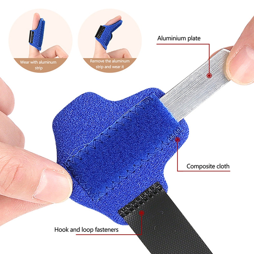 Adjustable Trigger Finger Splint Brace for Pain Relief & Finger Care Support for Sprain, Dislocation Recovery