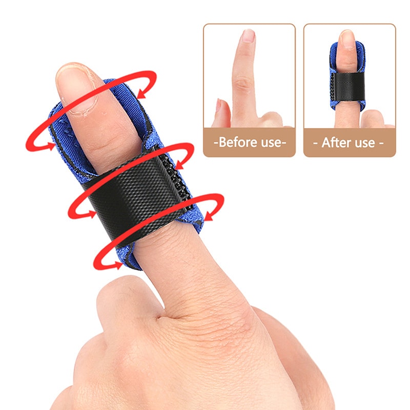 Adjustable Trigger Finger Splint Brace for Pain Relief & Finger Care Support for Sprain, Dislocation Recovery