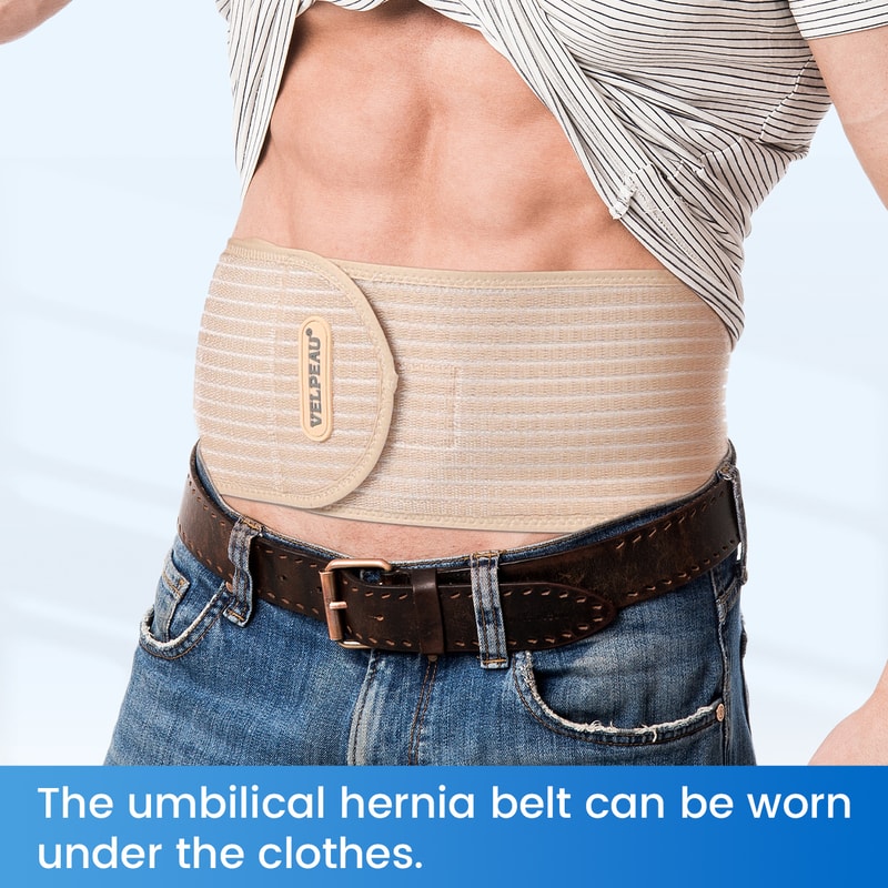 Abdominal Support Hernia Belt With Compression Pad For Epigastric Belly Button Hernias 2