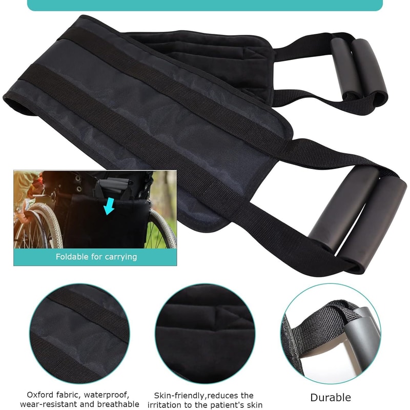 Patient Transfer Belt With Handles For Safe Mobility Support And Bed Turning Assistance 2