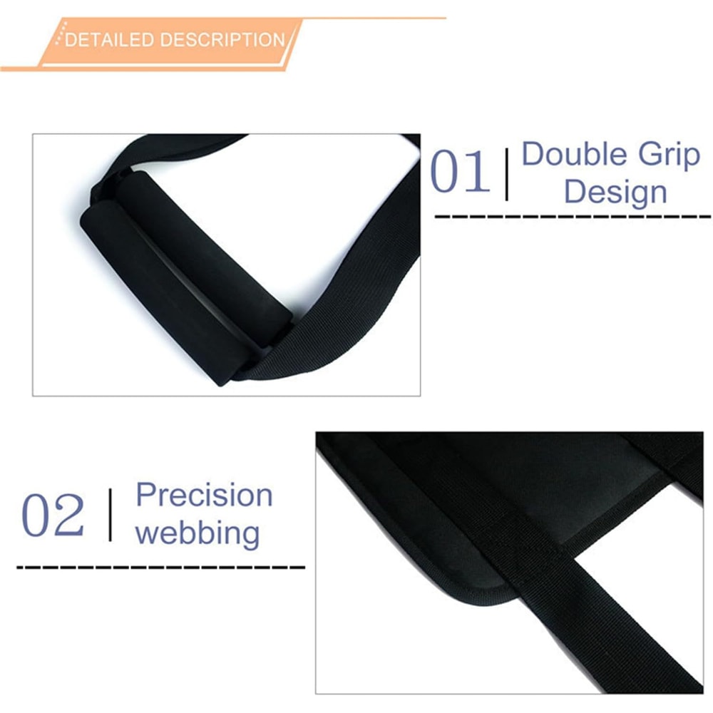 Patient Transfer Belt With Handles For Safe Mobility Support And Bed Turning Assistance 5