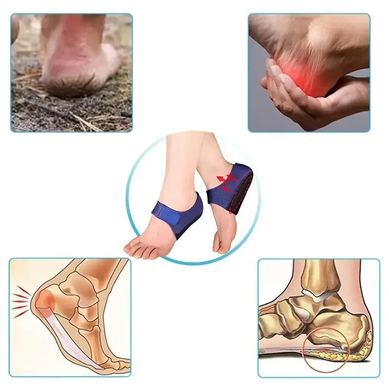 Silicone Heel Protector Socks For Heel Pain Relief Pads Soft Gel Heel Support Sleeves For Cracked H 3
