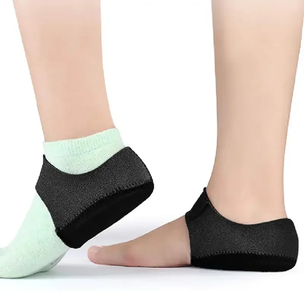 Silicone Heel Protector Socks For Heel Pain Relief Pads Soft Gel Heel Support Sleeves For Cracked H 4