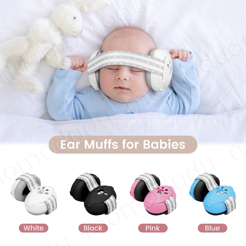 Cat Claw Baby Earmuffs Noise Reducing Headphones For Travel With Adjustable Headband 0