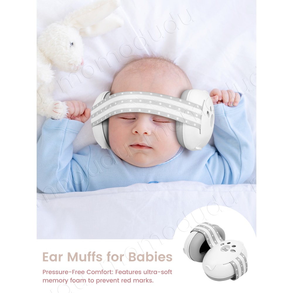 Cat Claw Baby Earmuffs Noise Reducing Headphones For Travel With Adjustable Headband 4