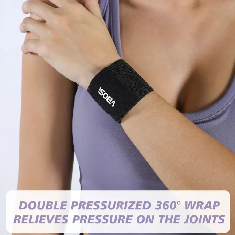 Ergonomic Pain Relief Wrist Brace Adjustable Lightweight Wrist Wrap For Badminton Gym And Training 4