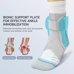 ankle support brace for men & women ideal for achilles tendon injury, sprains, & recovery