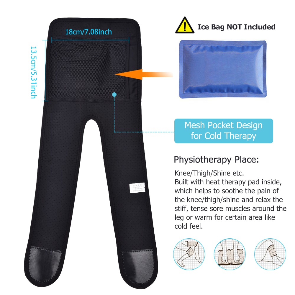 USB Charging Arthritis Knee Brace Infrared Heating For Joint Pain Relief 5