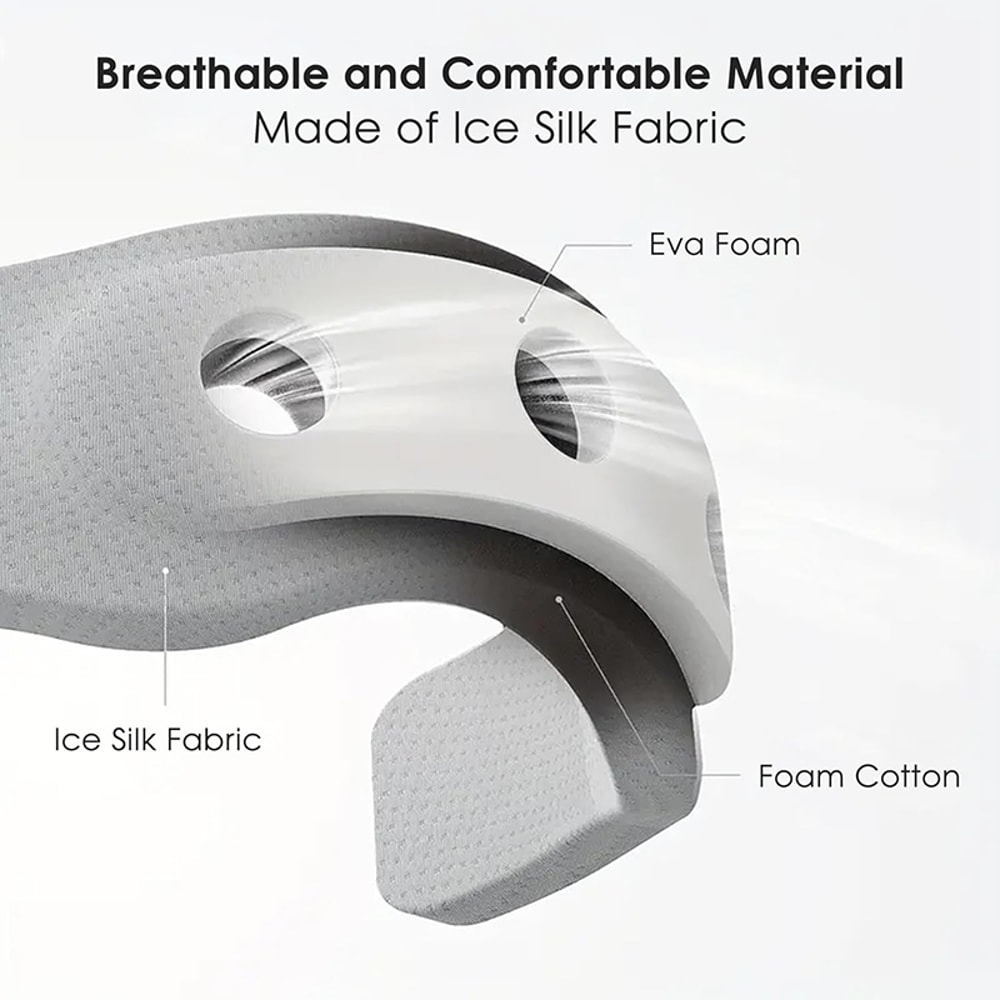 Ice Silk Soft Foam Neck Support Pillow Cervical Traction Relaxation 3