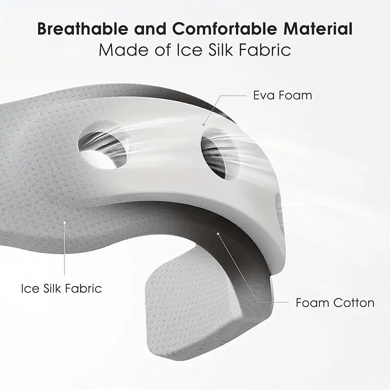 Ice Silk Soft Foam Neck Support Pillow Cervical Traction Relaxation 3