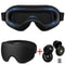 Breathable Sleep Mask Comfortable Blackout Eye Mask with Noise Cancelling Earplugs