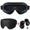 Breathable Sleep Mask Comfortable Blackout Eye Mask with Noise Cancelling Earplugs