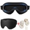 Breathable Sleep Mask Comfortable Blackout Eye Mask with Noise Cancelling Earplugs