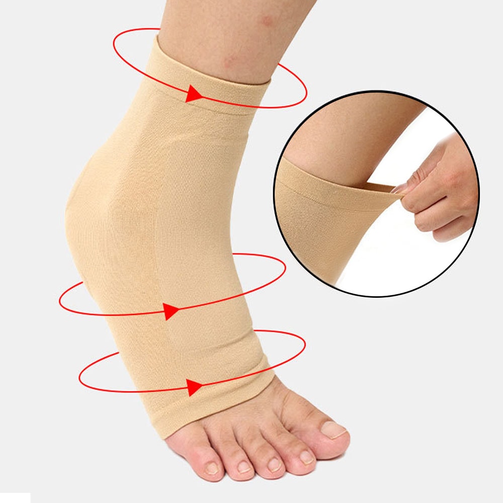 Gel Pads for Ice Skating Protection Socks Achilles Tendon, Shin, Heel & Malleolar Support