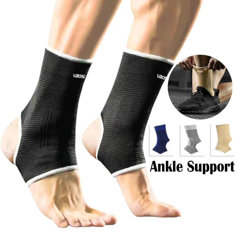Knitted Sports Ankle Brace MultiSport Compression Support For Football And Basketball Breathable St 4