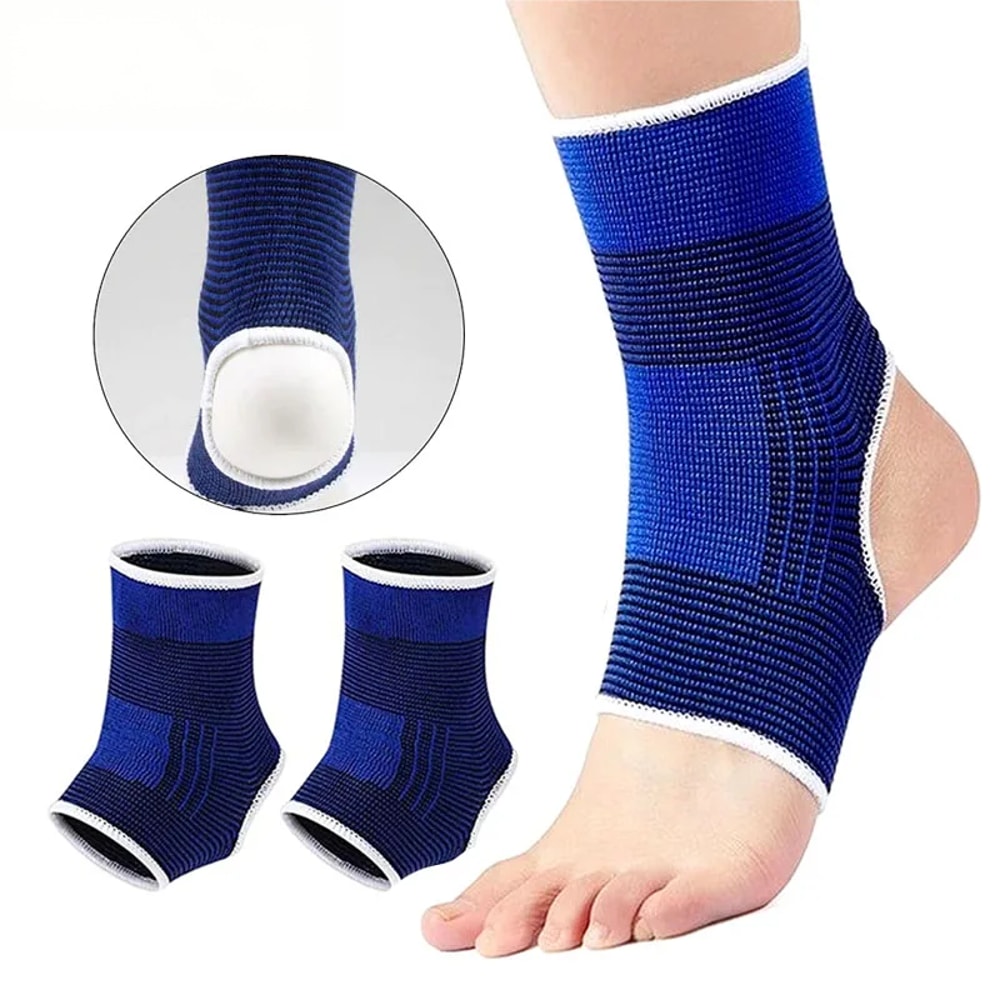 Knitted Sports Ankle Brace MultiSport Compression Support For Football And Basketball Breathable St 0