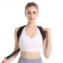 adjustable posture corrector for men and women with breathable clavicle support