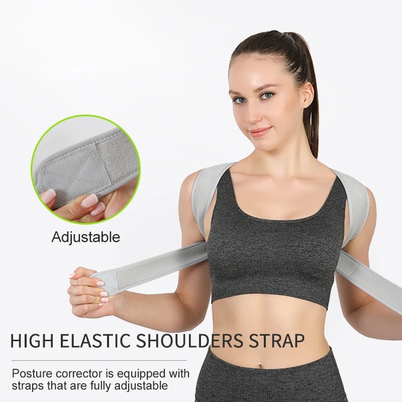 Unisex Adjustable Back Posture Corrector Support Brace For Men And Women Clavicle Spine Shoulder Co 2