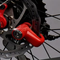 motorcycle disc brake lock durable anti-theft security for mountain bikes, no battery required