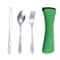 Portable Picnic Set With Travel Cutlery Kit Washable Tableware Pouch For Outdoor Dining And Camping 1
