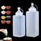 Squeeze Condiment Bottle With Lid Plastic Salad Dressing Jam Dispenser For Easy Kitchen Storage 0