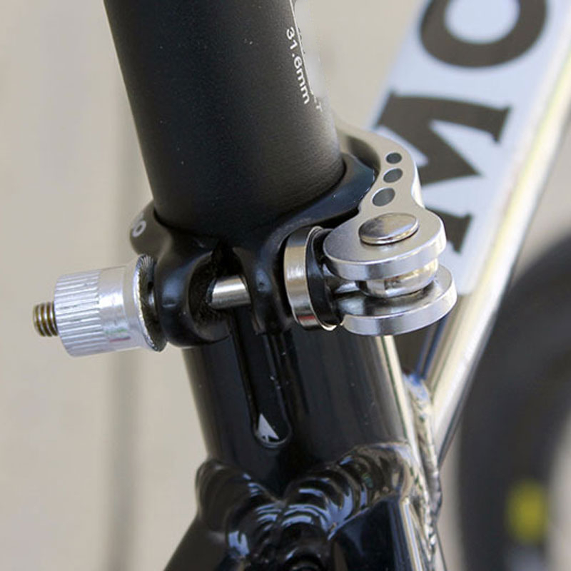 Bicycle Quick Release Aluminium Seat Post Clamp Durable Bike Seat Tube Clamp for Mountain Bike & Cycling Accessories
