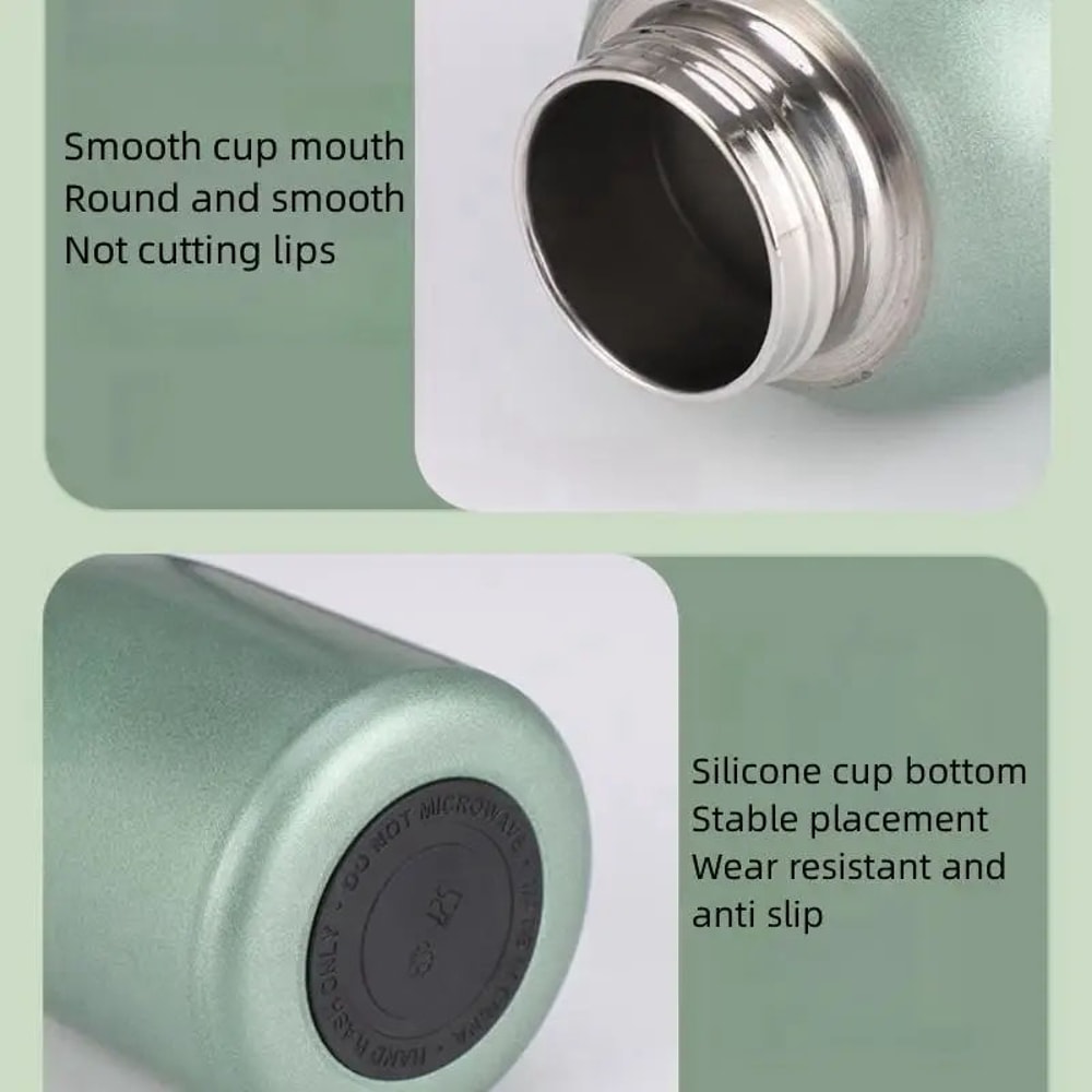 Insulated Stainless Steel Travel Mug Keeps Drinks Hot or Cold for Hours Ideal for Camping & Travel