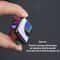Square Stress Relief Fidget Toy Anti Anxiety Spinner for Focus Aid and Sensory Play