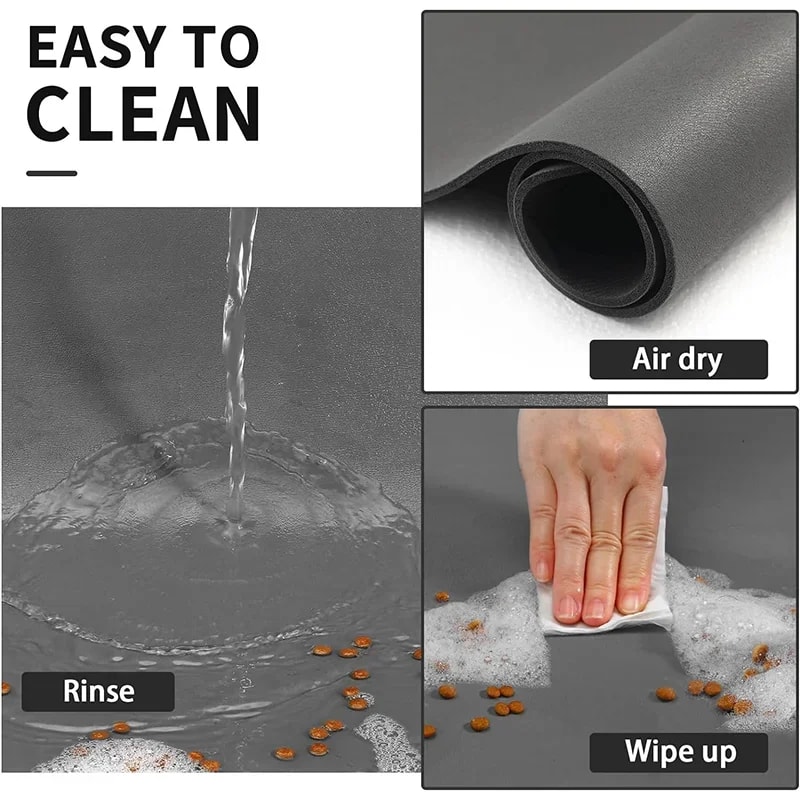 Absorbent Pet Feeding Mat For Dogs And Cats Quick Dry Easy To Clean Placemat For Messy Drinkers 2