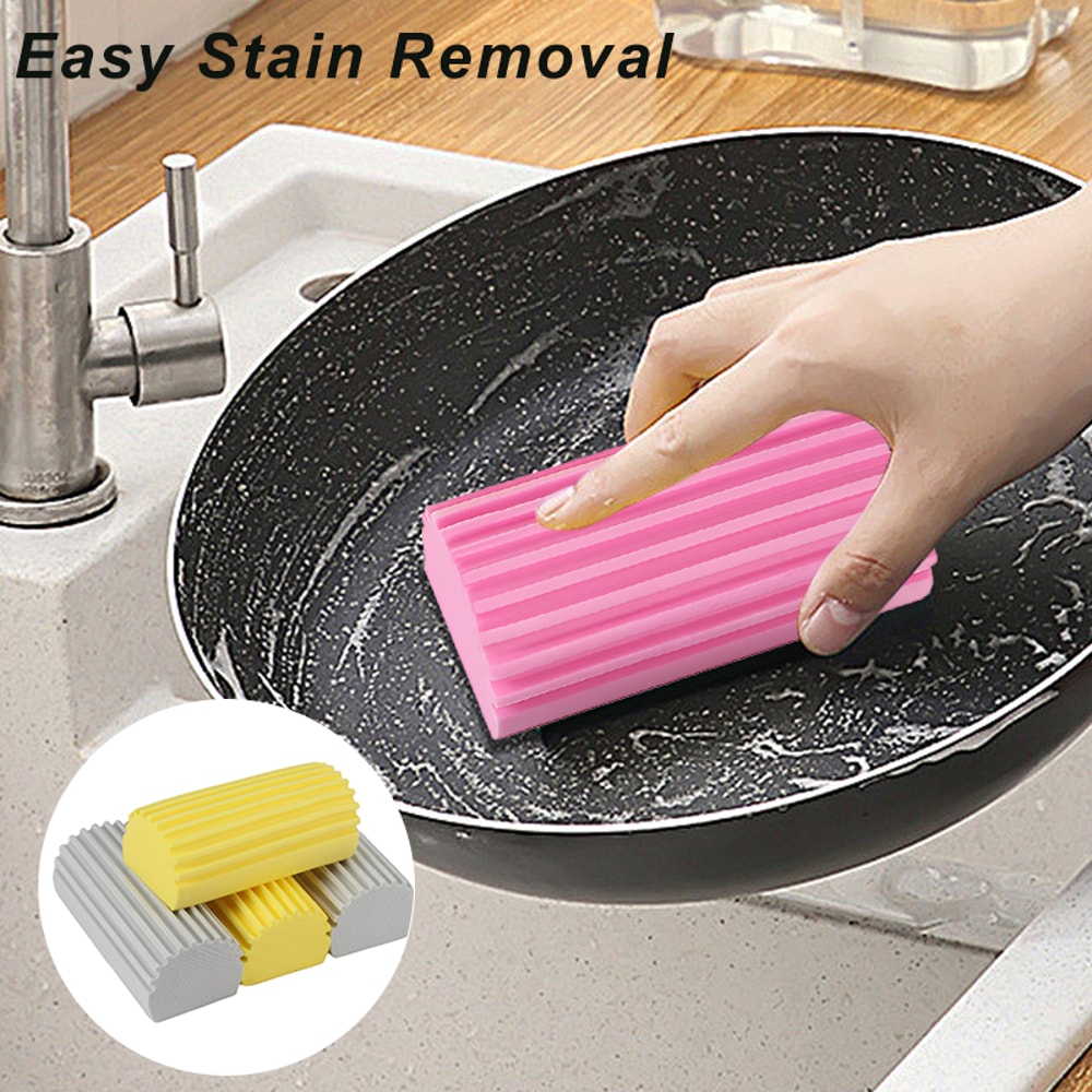 Magical Dust Cleaning Sponge For Blinds Glass And Windows Damp Duster For Baseboards Vents Railings 3