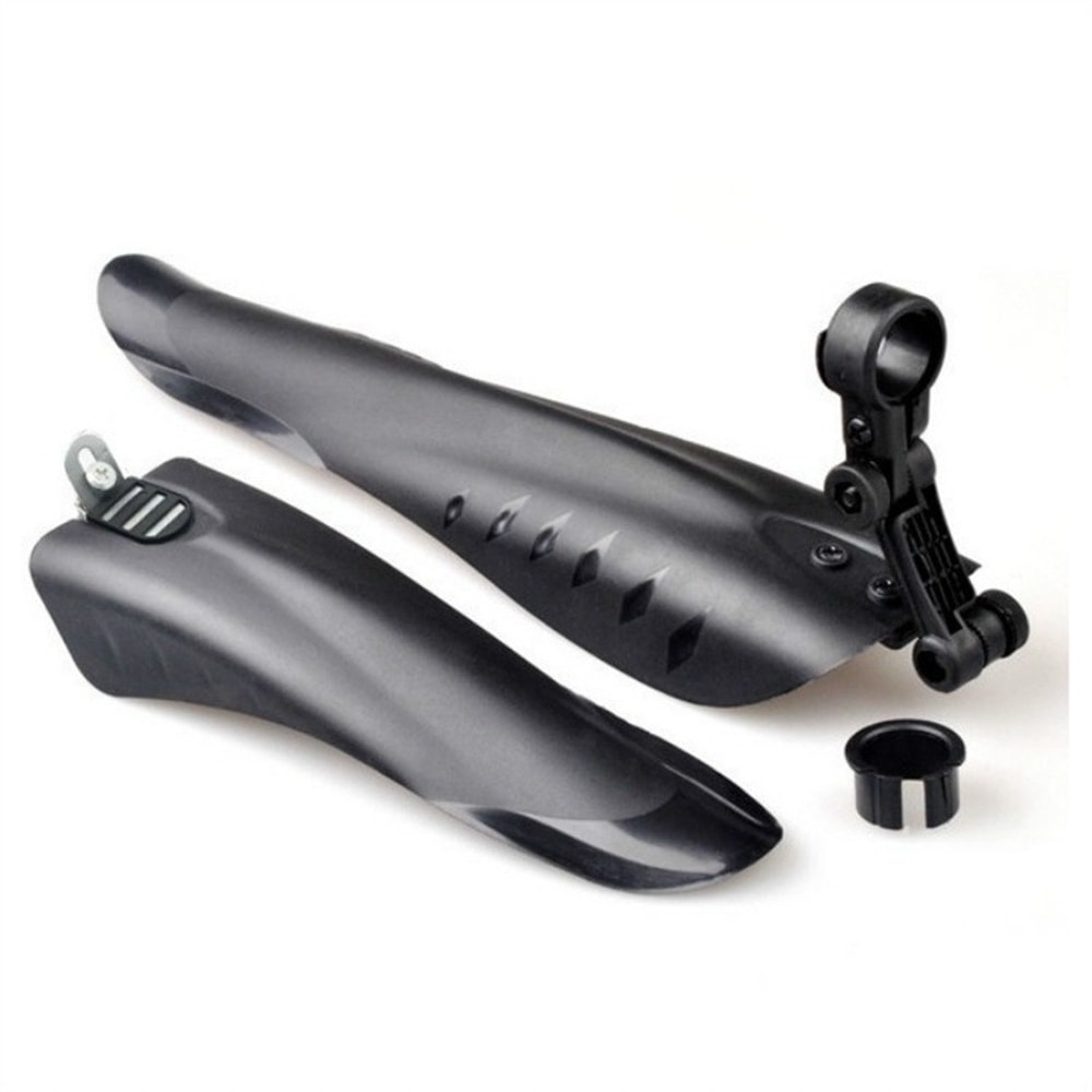 Bicycle Fender Set Soft Plastic Rear Shock Splash Protection For Bikes 0