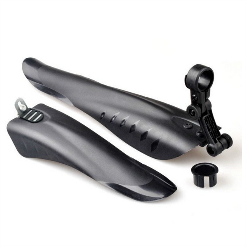 Bicycle Fender Set Soft Plastic Rear Shock Splash Protection For Bikes 0