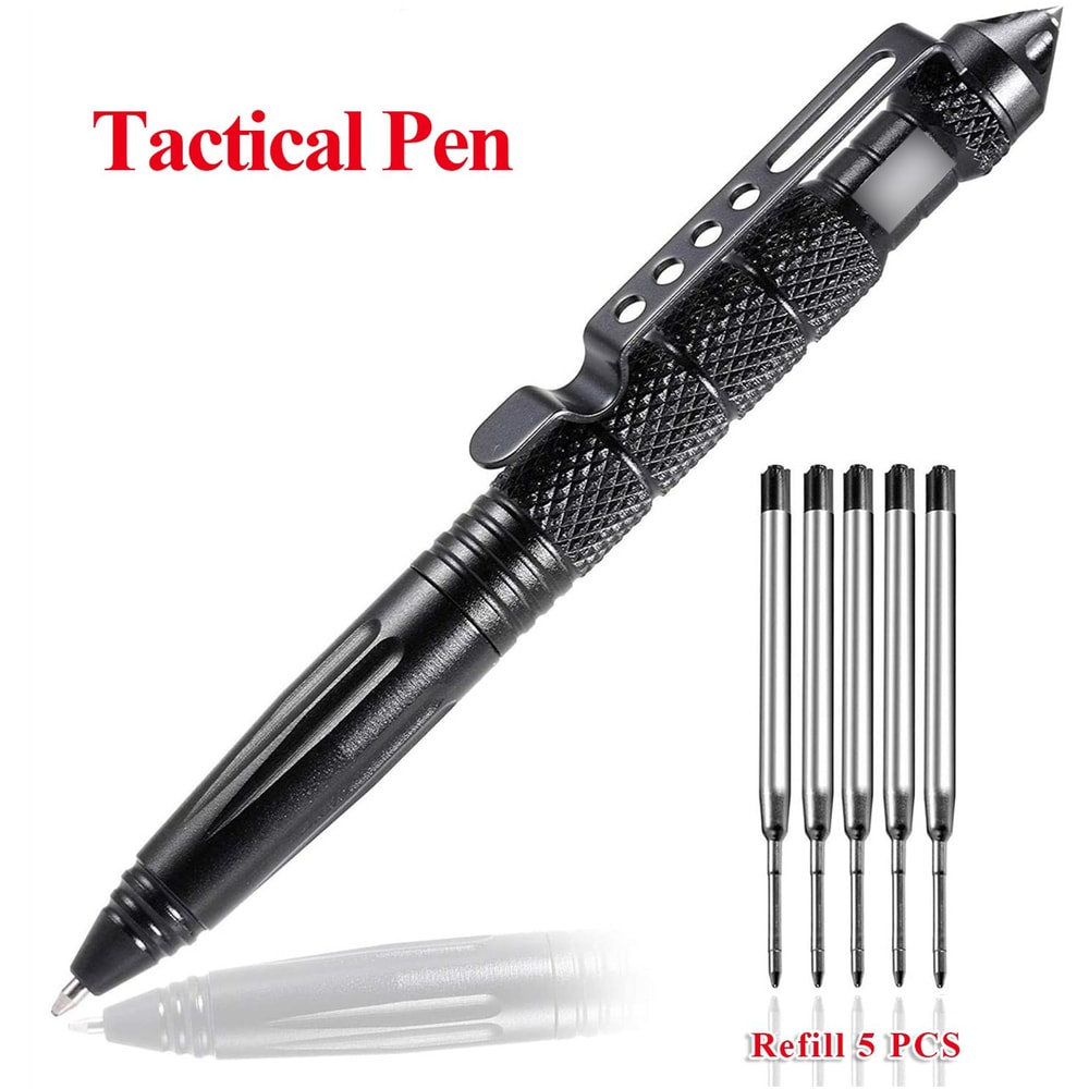 Portable Tactical SelfDefense Pen Aviation Aluminum Emergency Glass Breaker Security Protection 0