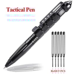 portable tactical self-defense pen aviation aluminum emergency glass breaker, security protection.