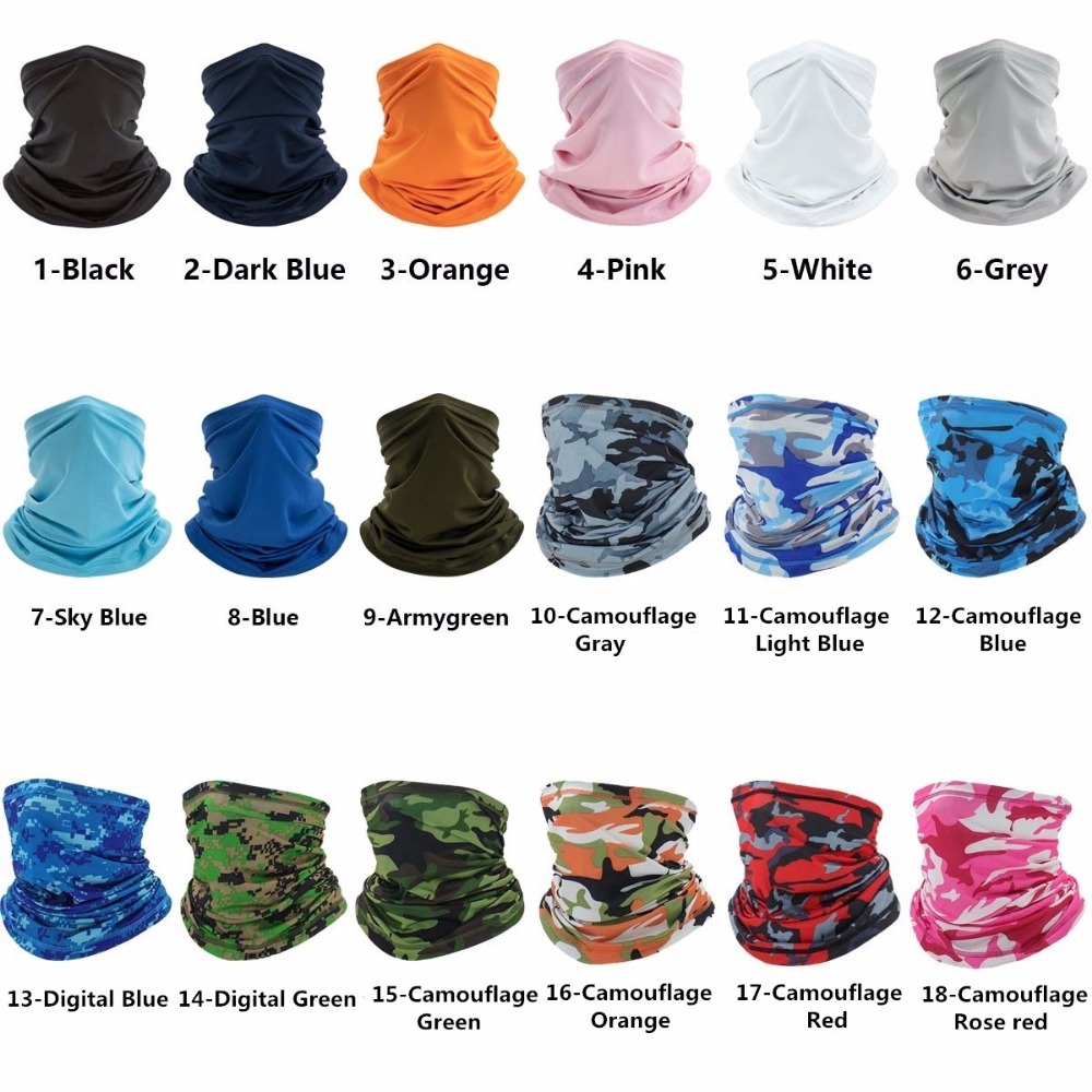 MultiPurpose Ice Silk Turban Scarf For Men And Women Neck Cover Sunscreen For Outdoor Activities 1