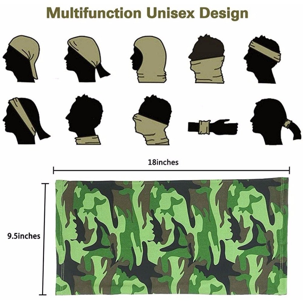 MultiPurpose Ice Silk Turban Scarf For Men And Women Neck Cover Sunscreen For Outdoor Activities 3