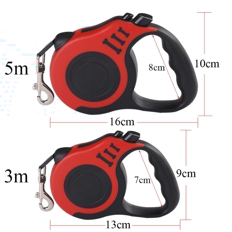 Automatic Retractable Dog Leash For Small Dogs Cats Durable Nylon Traction Rope For Hiking Walking 5