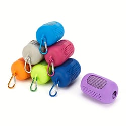 quick-drying sports towel with storage box & cooling ice blanket for outdoor fitness & camping